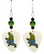 The Incredible Hulk Guitar Pick Earrings, Handmade in the USA