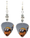 Minions from Despicable Me Movie Guitar Pick Earrings, Handmade in the USA
