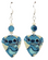 Stitch Alien Guitar Pick Earrings, Handmade in the USA