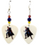 Superman Guitar Pick Earrings, Handmade in the USA