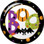 BOO Halloween Bat Snap Jewelry Charm, 18mm