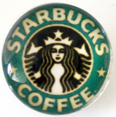 Starbucks Coffee Snap Jewelry Charm, 18mm