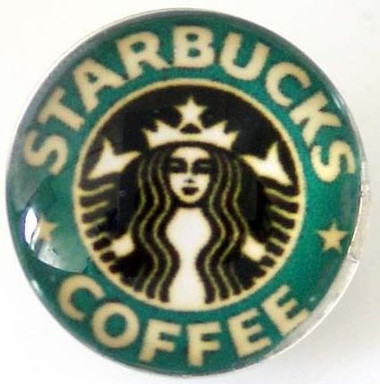 Starbucks Coffee Snap Jewelry Charm, 18mm
