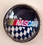 NASCAR Auto Racing Snap Jewelry Charm, 18mm