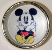 Disney Mickey Mouse Snap Jewelry Charm, 18mm