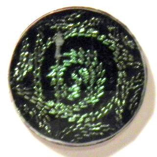Green Swirl Design Snap Jewelry Charm, 18mm
