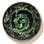 Green Swirl Design Snap Jewelry Charm, 18mm