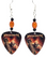 Megadeth Guitar Pick Earrings, Handmade in the USA