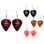 Monkey Charm on Guitar Pick Earrings Handmade in the USA