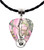 Electric Guitar Charm on Guitar Pick Necklace