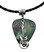 Electric Guitar Charm on Guitar Pick Necklace