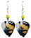 Minions from Despicable Me Movie Guitar Pick Earrings, Handmade in the USA