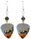 Minions from Despicable Me Movie Guitar Pick Earrings, Handmade in the USA