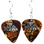 I Heart Love My Dog Puppy Charm on Guitar Pick Earrings Handmade in the USA