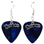 Dance Dancer Charm on Guitar Pick Earrings Handmade in the USA