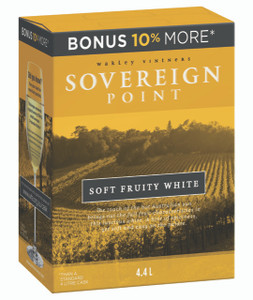 Sovereign Point Soft Fruity White 4 x 4.4lt Casks