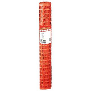 Boen Orange Snow / Safety Fence - 4 foot by 100 foot
