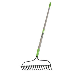 Ames 16-Tine Double Play Bow Rake with Fiberglass Handle