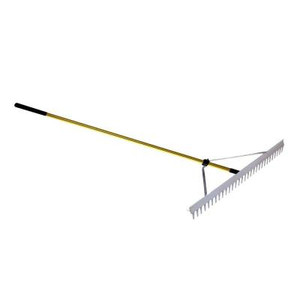 Nupla Heavy Duty Landscape Rake with 60 in. Classic Fiberglass Handle