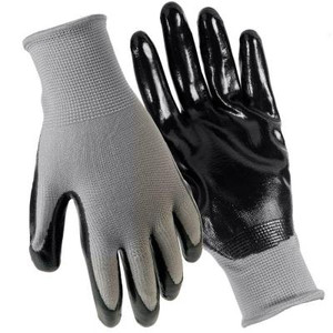 Grease Monkey Nitrile Coated Large Gloves