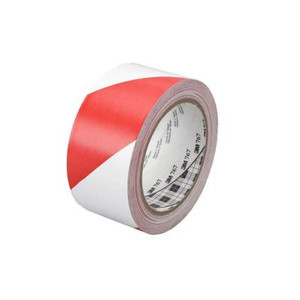 Tekk Protection 636139 2 in. x 36 yd. Red and White Safety Stripe Tape