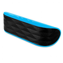 iSound Crescent Rechargeable Portable Bluetooth Speaker + Speakerphone BLUE