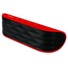 iSound Crescent Rechargeable Portable Bluetooth Speaker + Speakerphone  RED