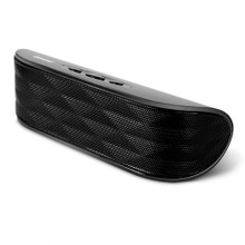 iSound Crescent Rechargeable Portable Bluetooth Speaker + Speakerphone BLACK