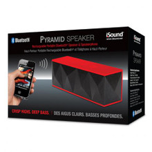 iSound Pyramid Rechargeable Portable Bluetooth Speaker + Speakerphone