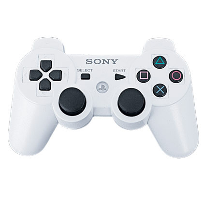 Sony Playstation 3 DualShock 3 Wireless Sixaxis Controller White PS3