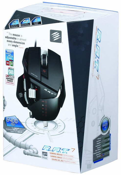 Mad Catz RAT 7 Gaming Mouse (PC) - First Games