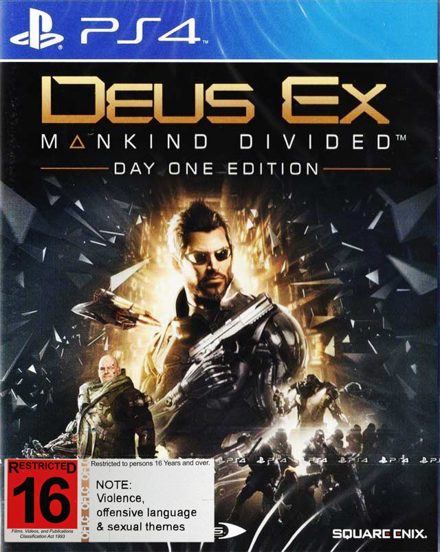 flexible Prosperar Púrpura Deus Ex Mankind Divided Day One Edition (PS4) - First Games