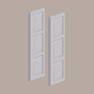 SH12X60TP____SHUTTER RAISED PANEL TRIPLE 12X60X1-1/4