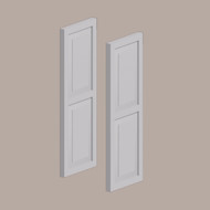 SH18X72DP____SHUTTER RAISED PANEL DOUBLE 18X72X11-1/4
