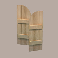 SH3PHLR24X70S____SHUTTER 3 BOARD ARCH 24X70X1-1/2 WOODGRAIN