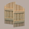 Fypon shutters - Woodgrain finish - Can be painted or stained