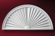 SWDH36X18____PEDIMENTSUNBURST 36X18X1-3/4