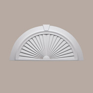 SWDH36X18-4FK____PEDIMENT HALF RND SUNBURST W/T 43X22-7/16X2-1/4