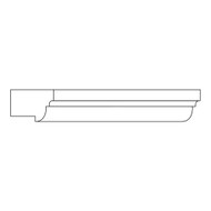 BB155RO_1 3/8 X 1 Backband Red Oak