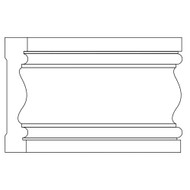 CA323RO_3/4 X 4 Case Red Oak
