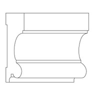 CA390POP_1 5/16 X 5 Lg Bolection Case Poplar