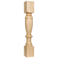 CC6330MA_5" Carved Dromborg Column Maple 1ea