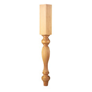 CLM6200CH_35.25" Reeded Country French Column Cherry