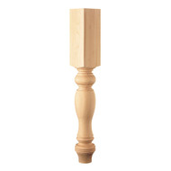CLM6201MA_5" Dia Trad Cntry French Column Maple 1ea