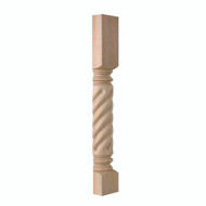 CLM6209HMA_5" Dia Rope Classic Column Half Maple 1ea