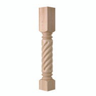 CLM6209MA_5" Dia Rope Classic Column Maple 1ea