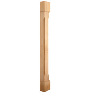 CLM6226HMA_5" Dia Mission Column Half Maple 1ea