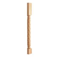 CLM6232HCH_3.75 x 42.25" Dia Roman Weave Clmn Half CH 1ea