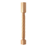CLM6232MA_3.75 x 42.25" Dia Roman Weave Column Maple 1ea