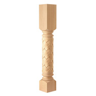 CLM6234CH_5" Dia Roman Weave Column Cherry 1ea